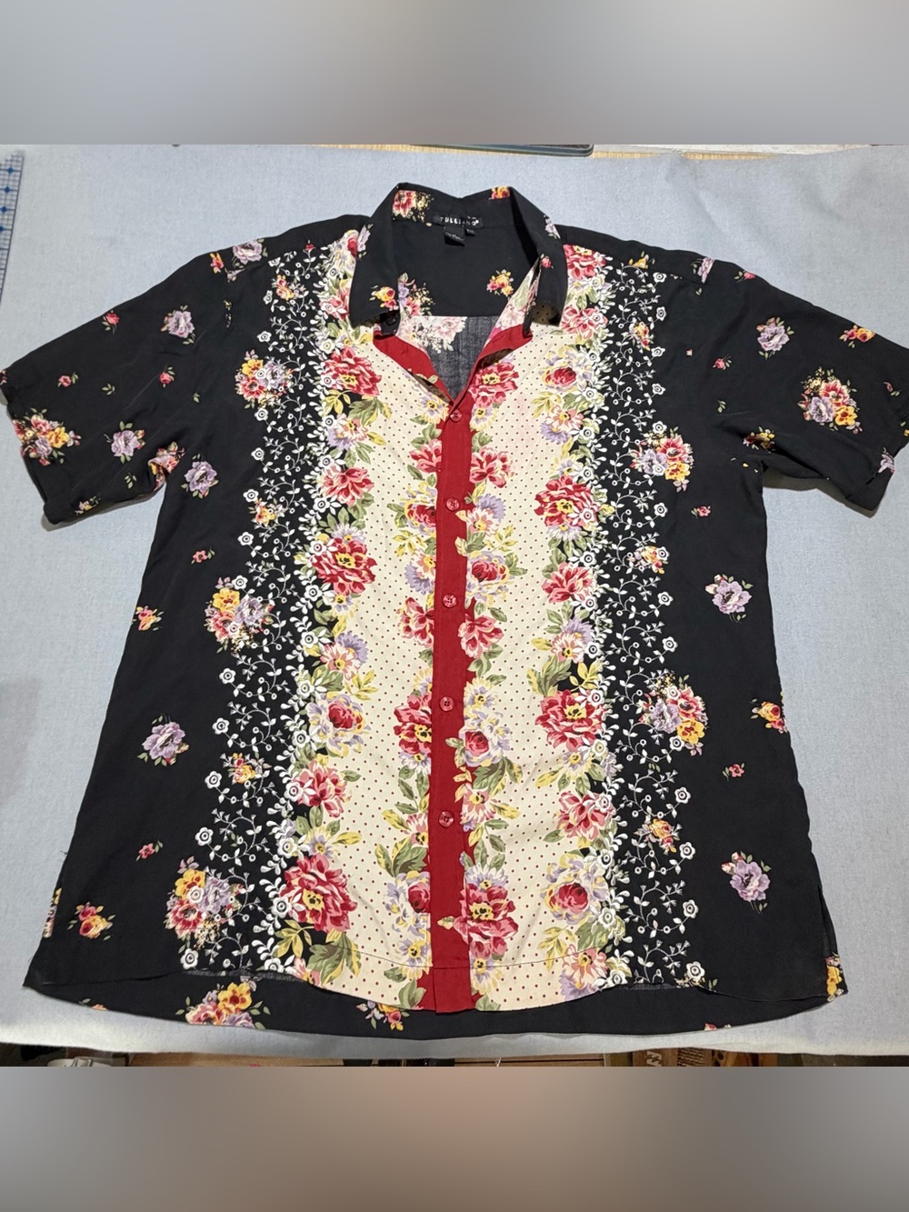 Tulliano Floral embroidered Button-Up Shirt